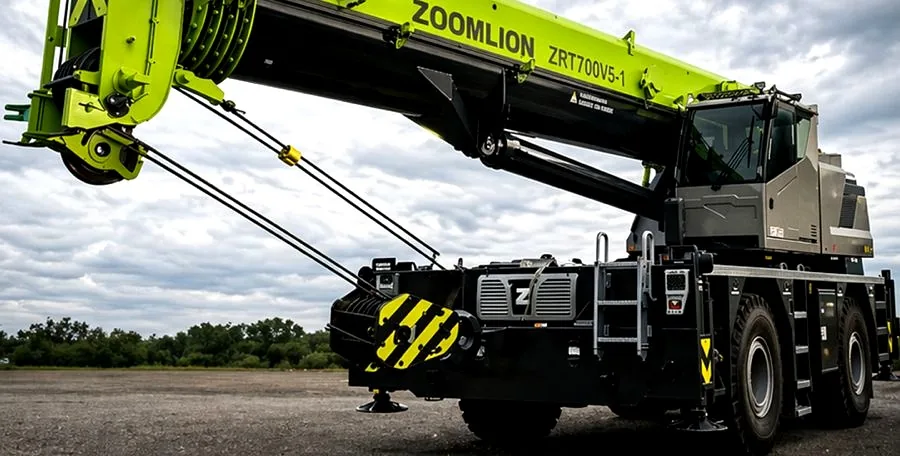 Grúa Rough Terrain Zoomlion ZRT 700V5 70 toneladas